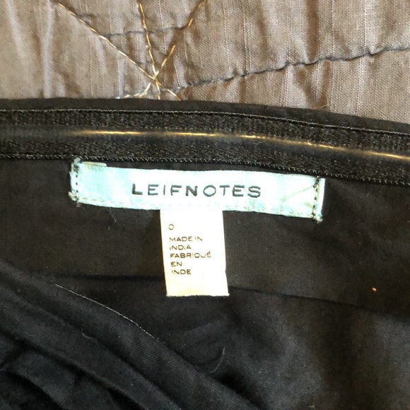 Anthropologie / Liefnotes Black and White Chevron Strapless Party Dress sz 0 - Picture 7 of 9